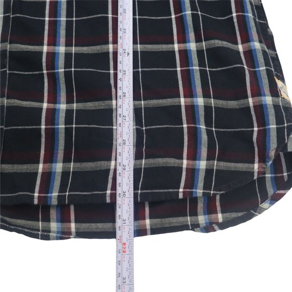 Timberland Men's Shirt LG 100% Cotton Plaid Long Sleeve Button - Picture 13 of 15